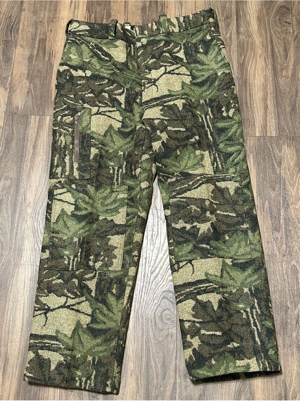 Vintage Pendleton X Cabela's 100% Wool Camo Pants Men’s 38x32 Hunting Mint USA